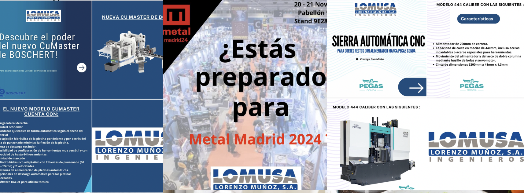 Contenido de marketing industrial para LOMUSA